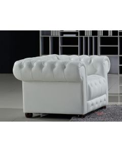 Fauteuil cuir design CHESTERFIELD