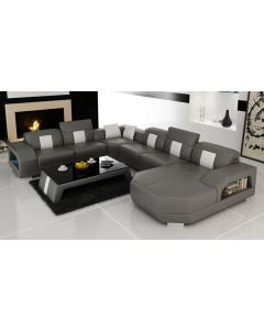 Grand canapé d'angle design TENDANZINA XL