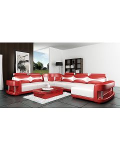 Grand canapé d'angle moderne WICHITA XL